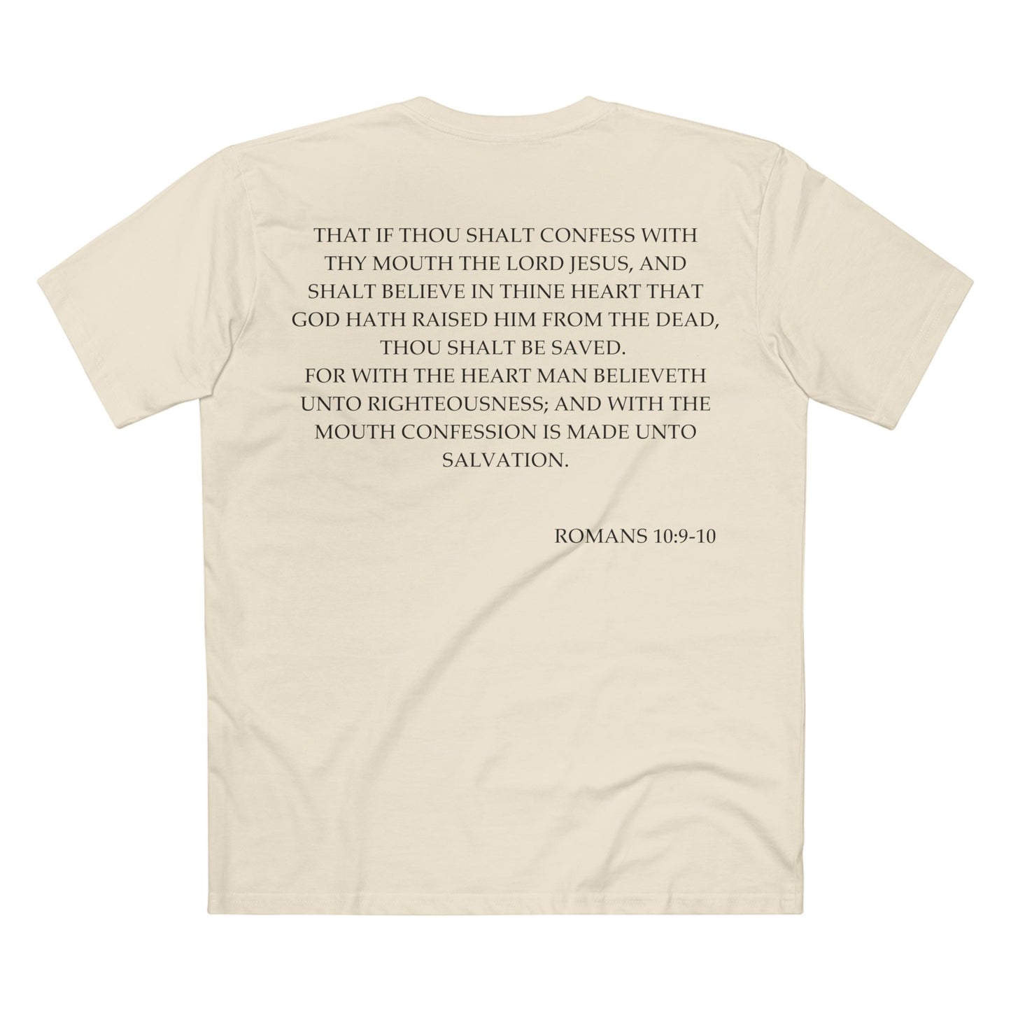 Romans 10:9-10 - Crewneck T-shirt