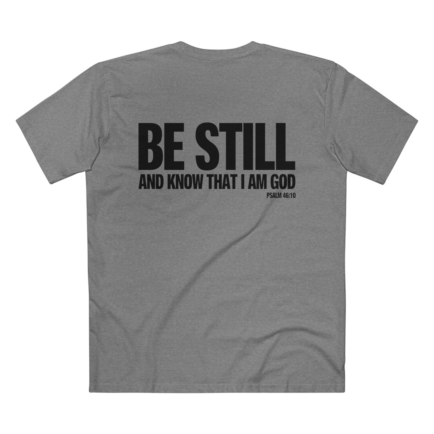 Psalm 46:10 - Crewneck T-shirt (Custom)