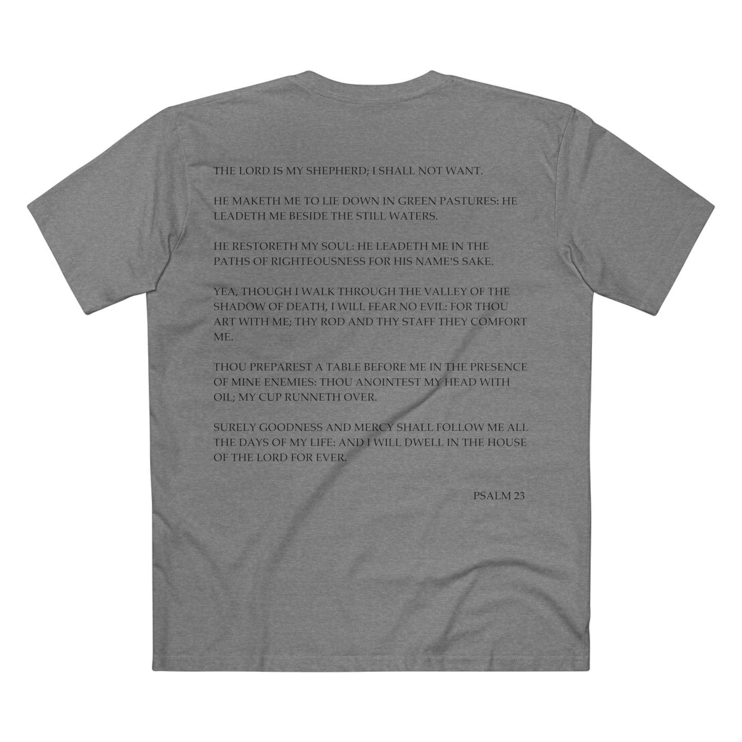 Psalm 23 - Crewneck T-shirt
