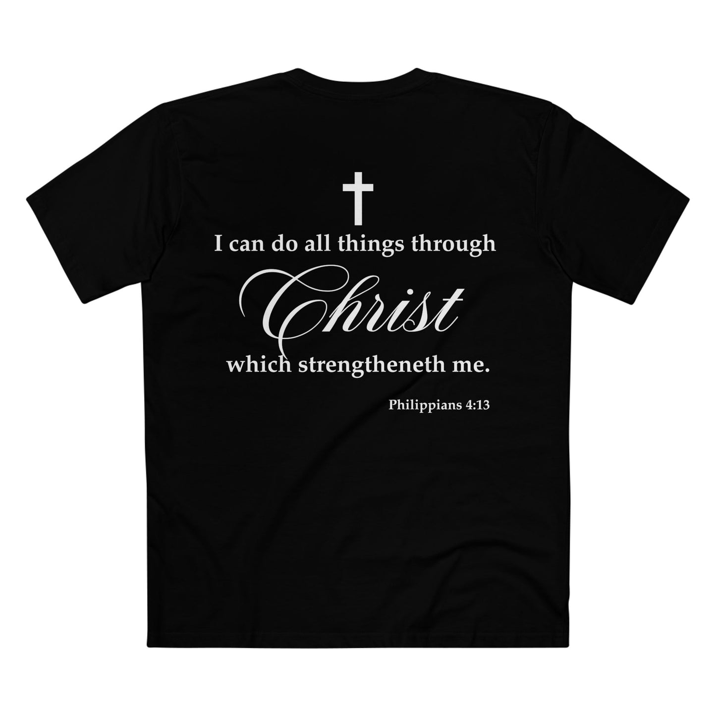 Philippians 4:13 - Crewneck T-shirt (Custom)