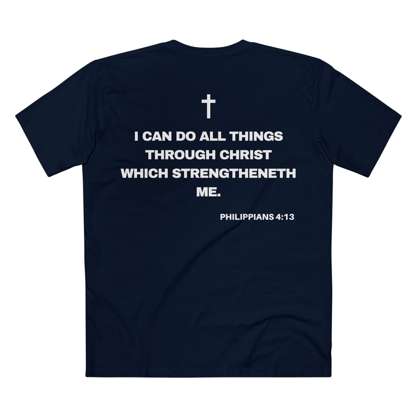 Philippians 4:13 - Crewneck T-shirt (Custom)