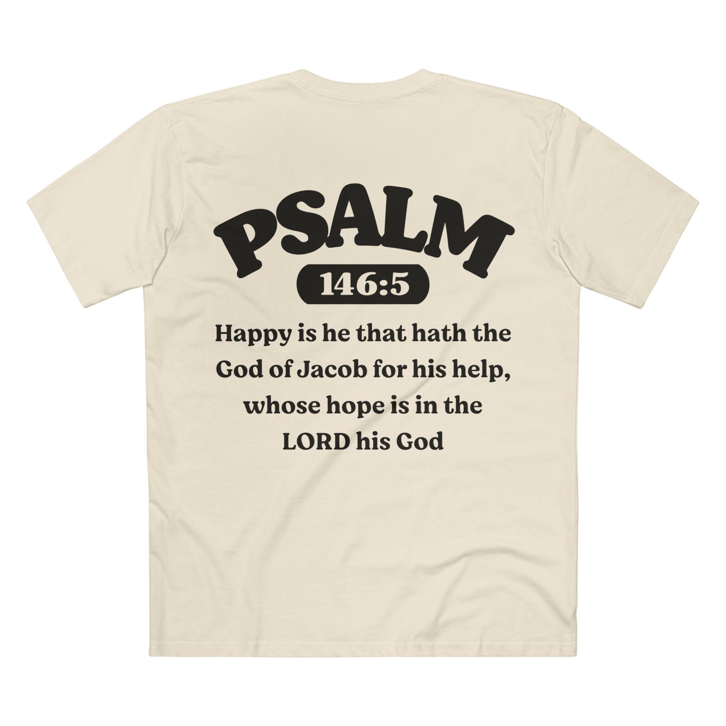 Psalm 146:5 - Crewneck T-shirt (Custom)