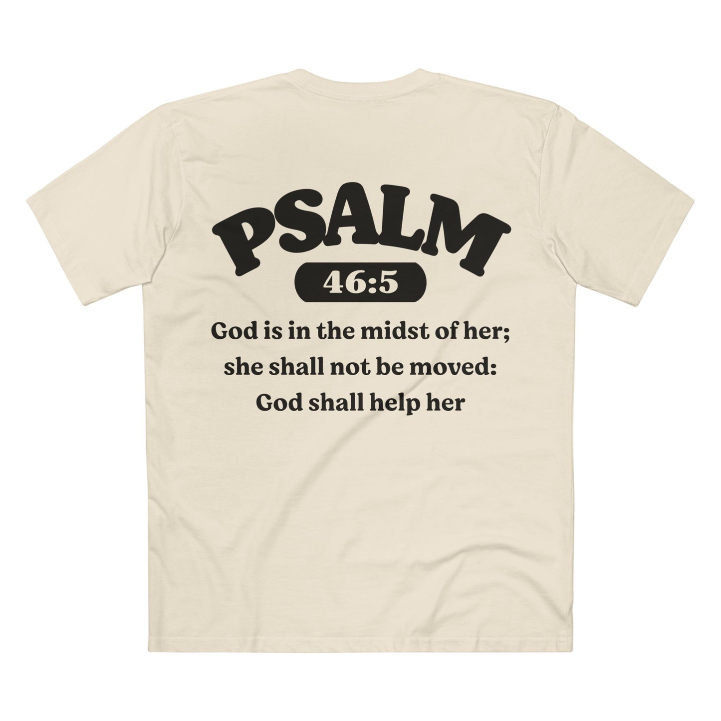 Psalm 46:5 - Crewneck T-shirt (Custom)
