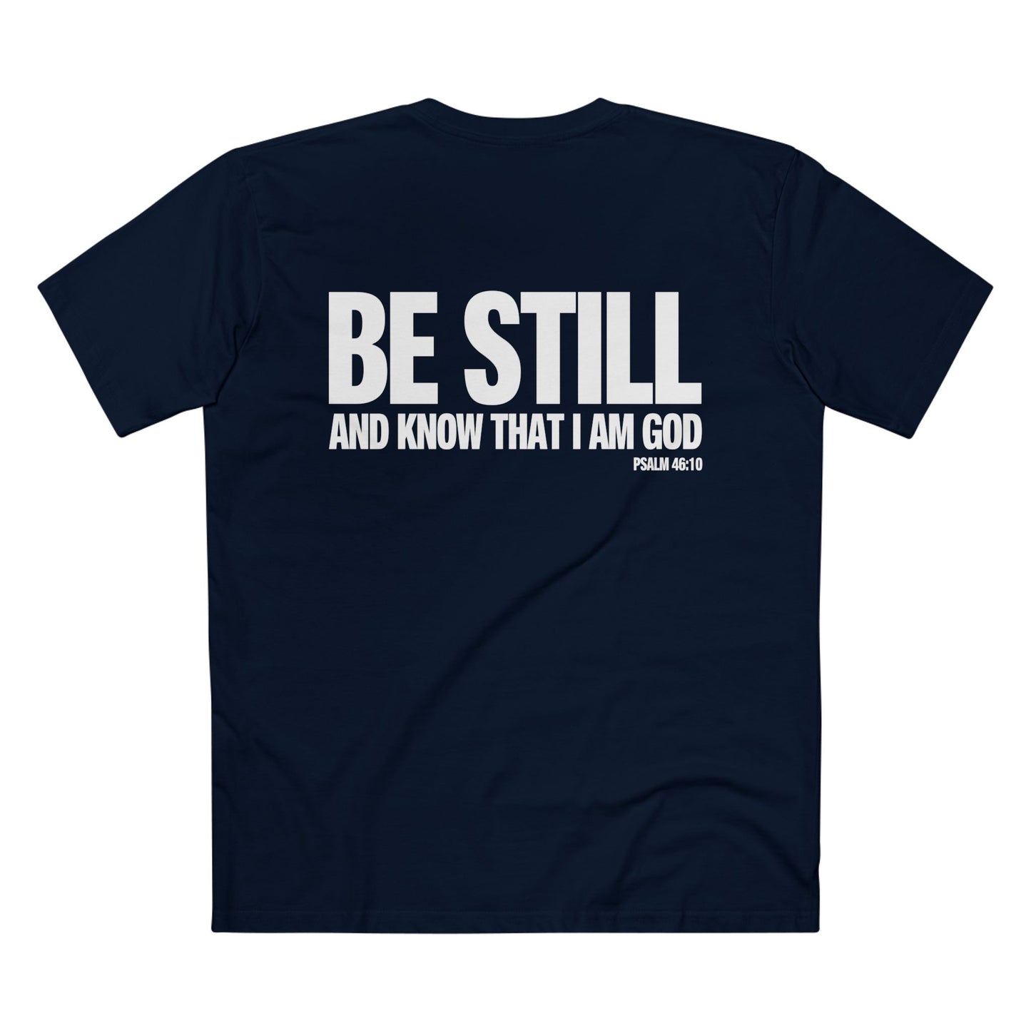 Psalm 46:10 - Crewneck T-shirt (Custom)