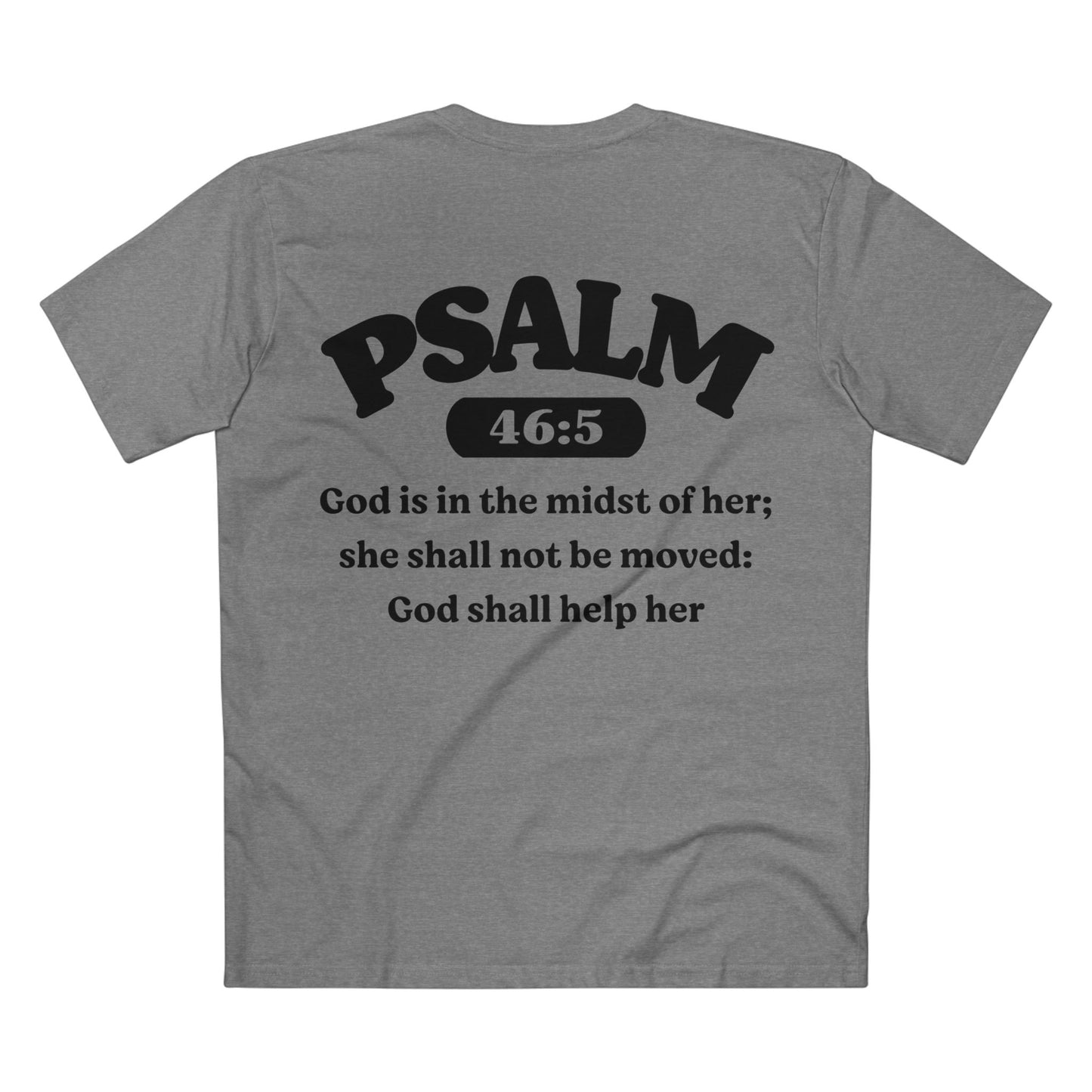 Psalm 46:5 - Crewneck T-shirt (Custom)