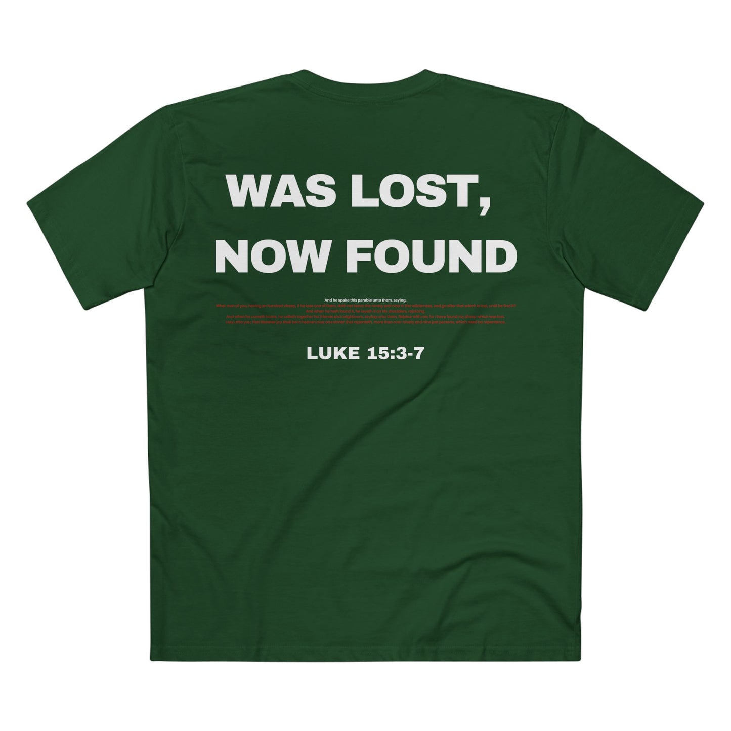 Luke 15:3-7 - Crewneck T-shirt (Custom)