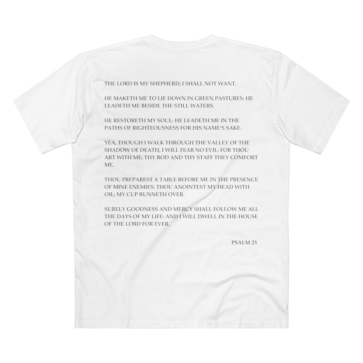 Psalm 23 - Crewneck T-shirt