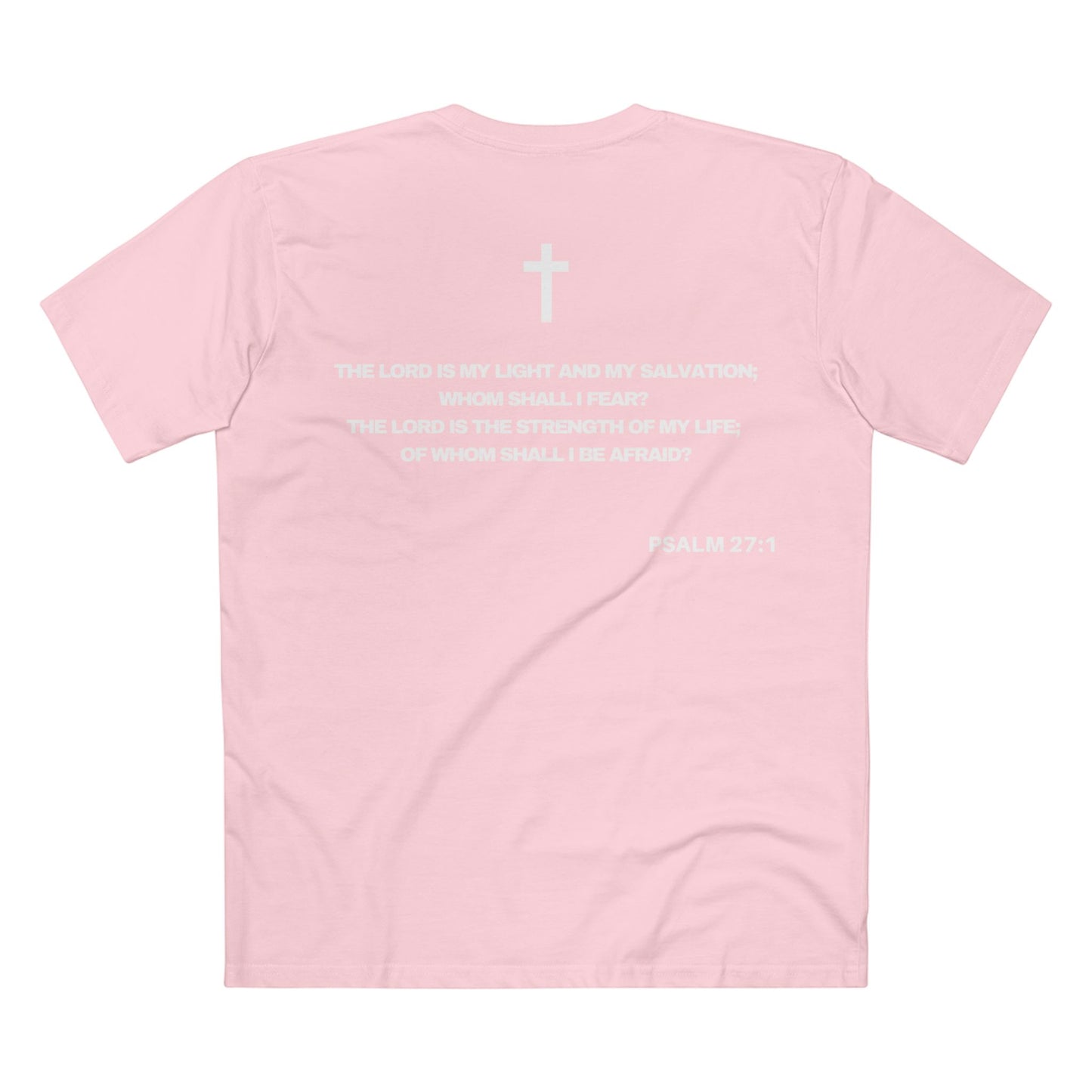 Psalm 27:1 - Crewneck T-shirt (Custom)
