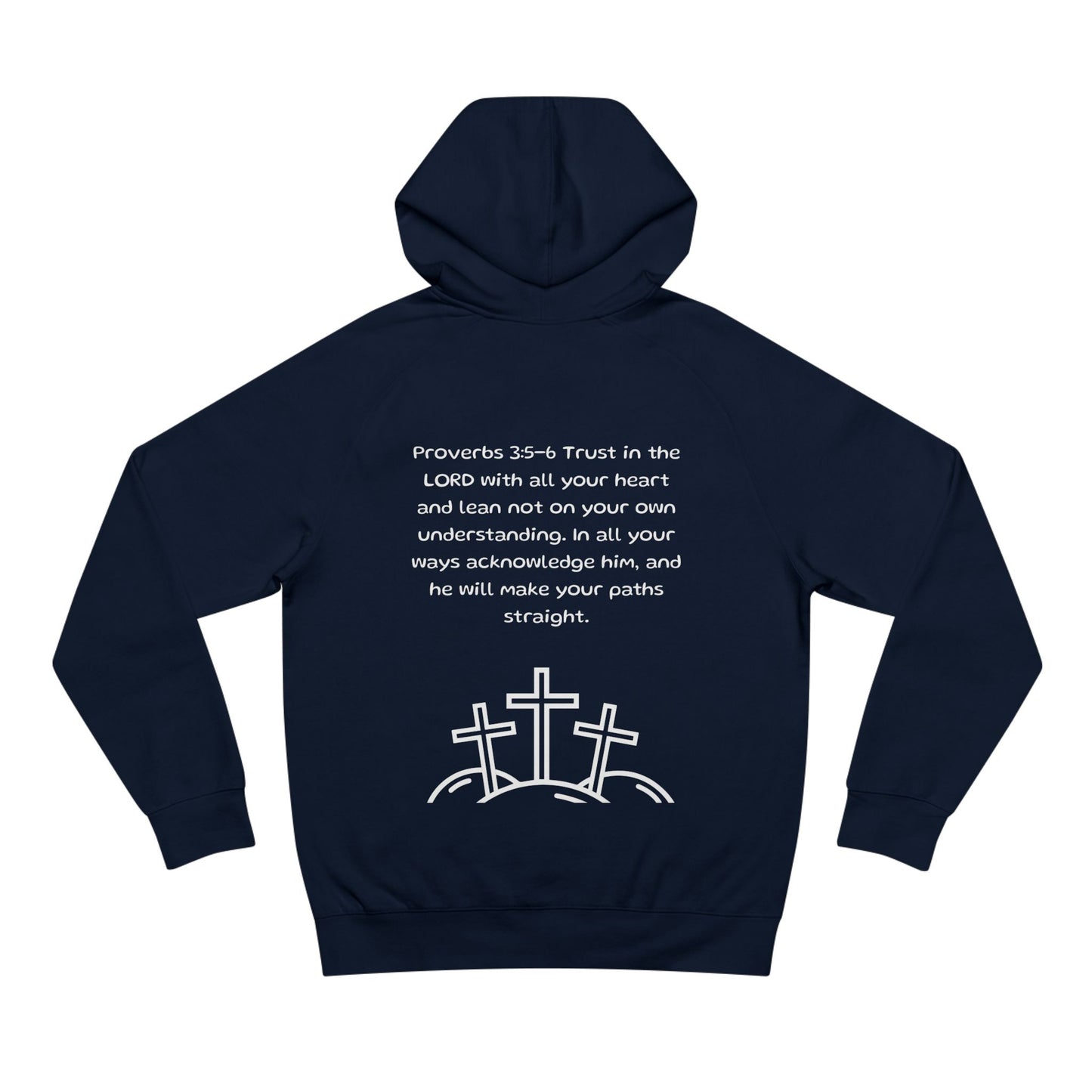 Proverbs 3:5-6  - Premium Hoodie