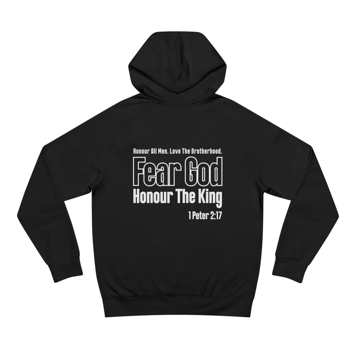 1 Peter 2:17  - Premium Hoodie