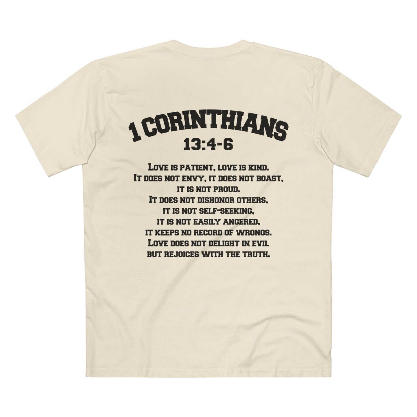 1 Corinthians 13:4-6 - Crewneck T-shirt