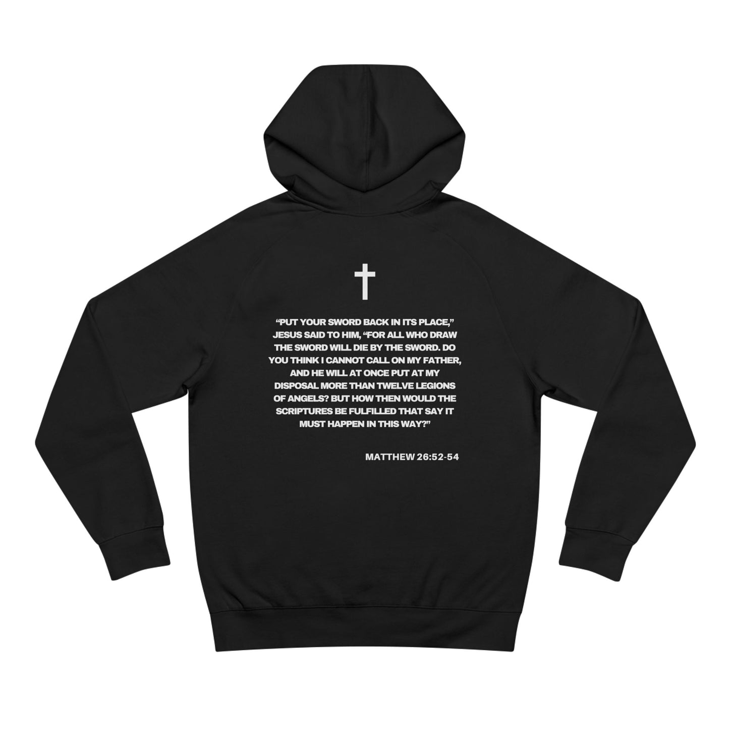 Matthew 26:52-54  - Premium Hoodie (custom)