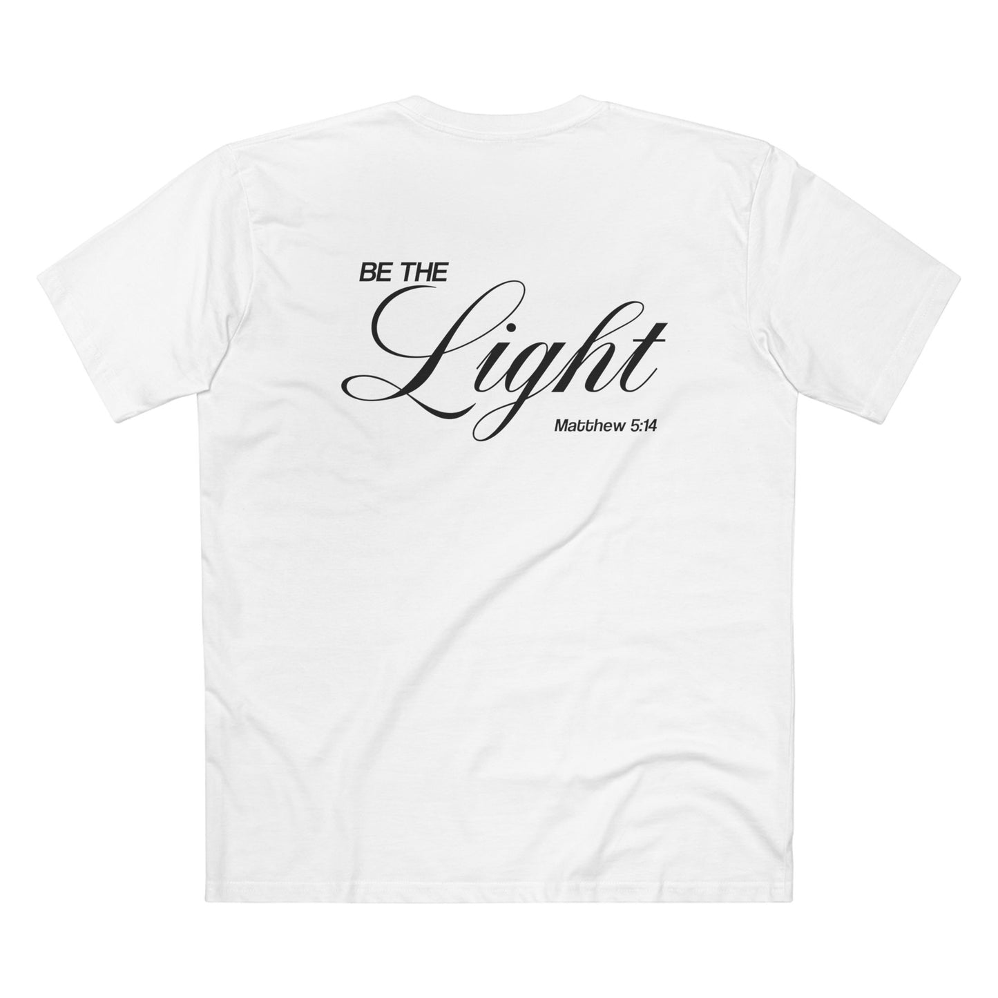 Be The Light  - Crewneck T-shirt (Custom)