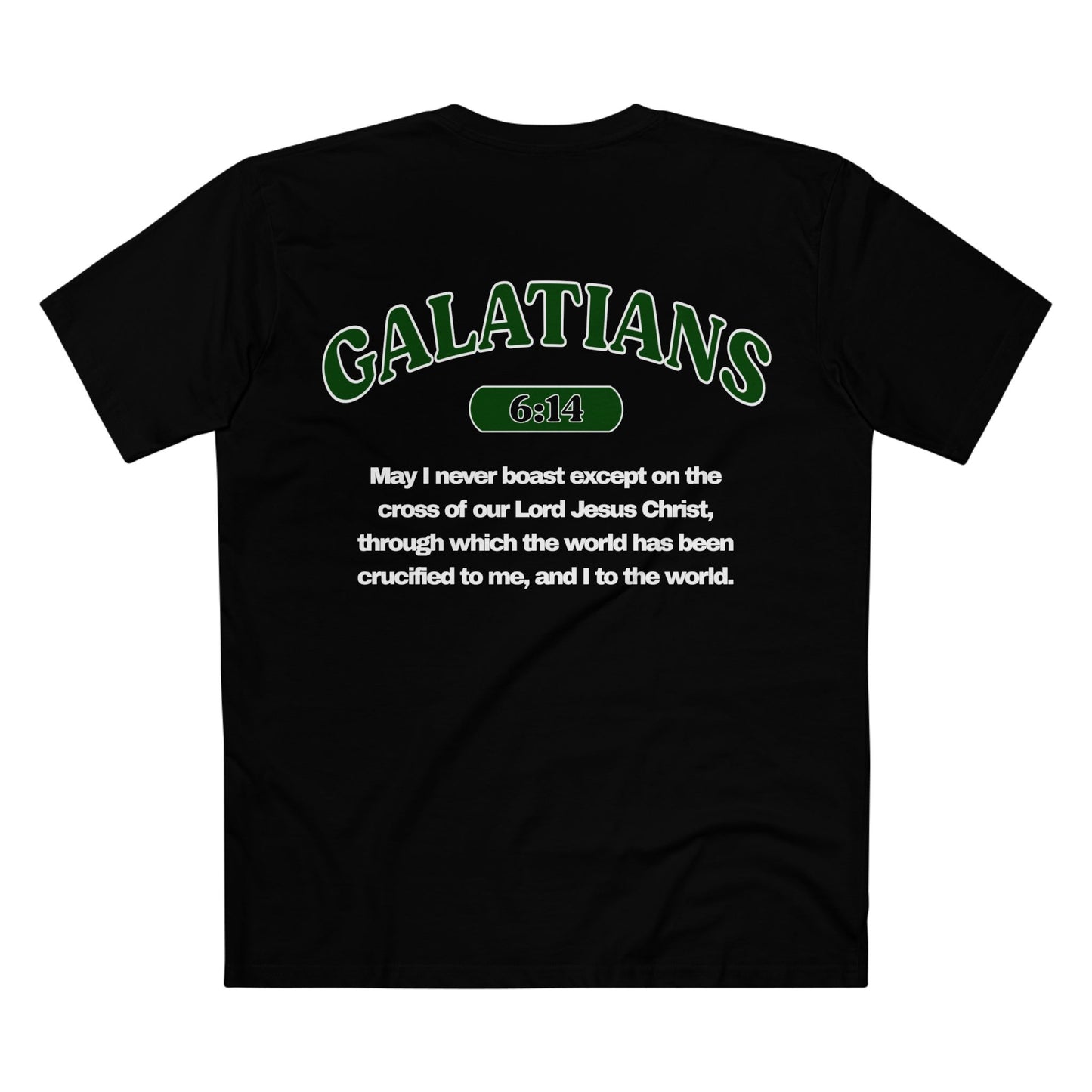 Galatians 6:14 - Crewneck T-shirt (Custom)
