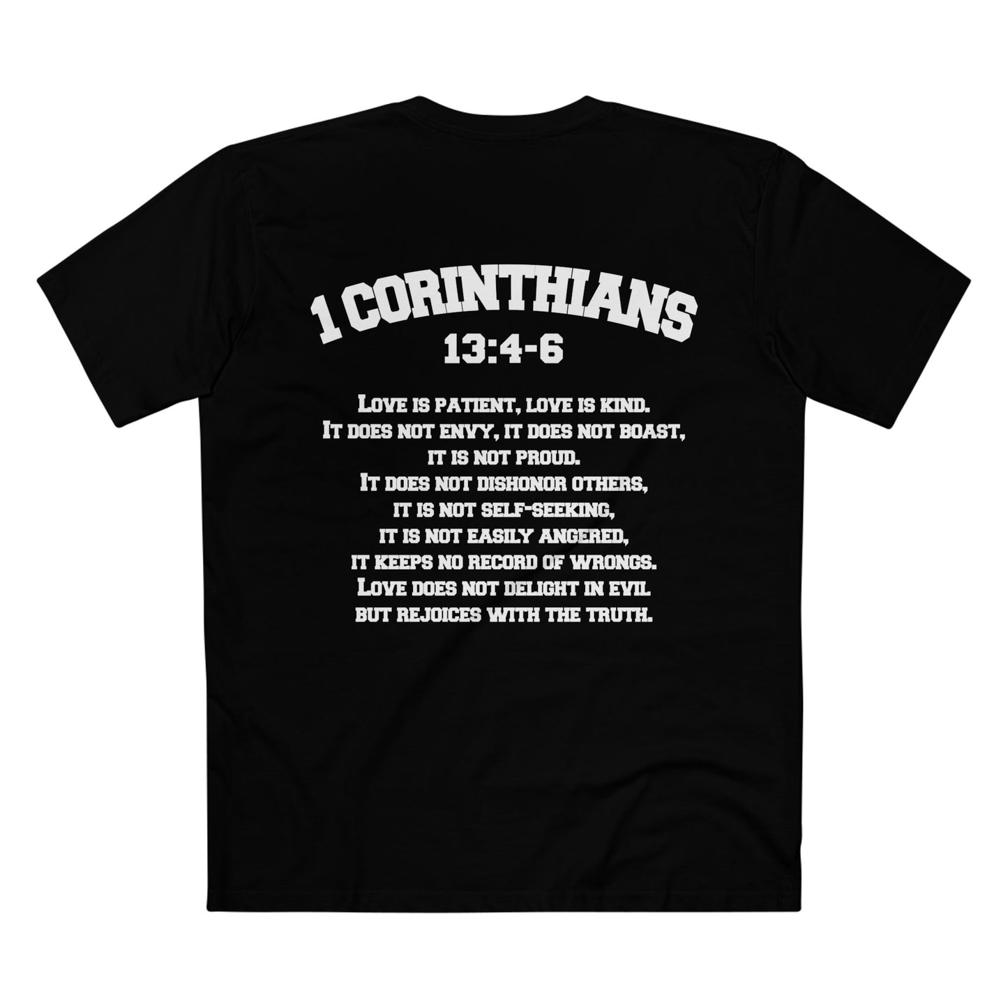 1 Corinthians 13:4-6 - Crewneck T-shirt