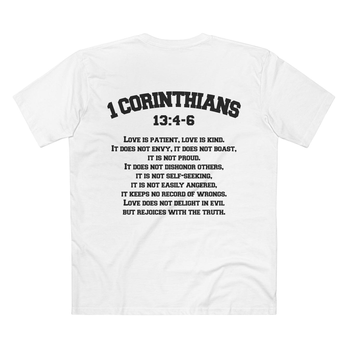 1 Corinthians 13:4-6 - Crewneck T-shirt