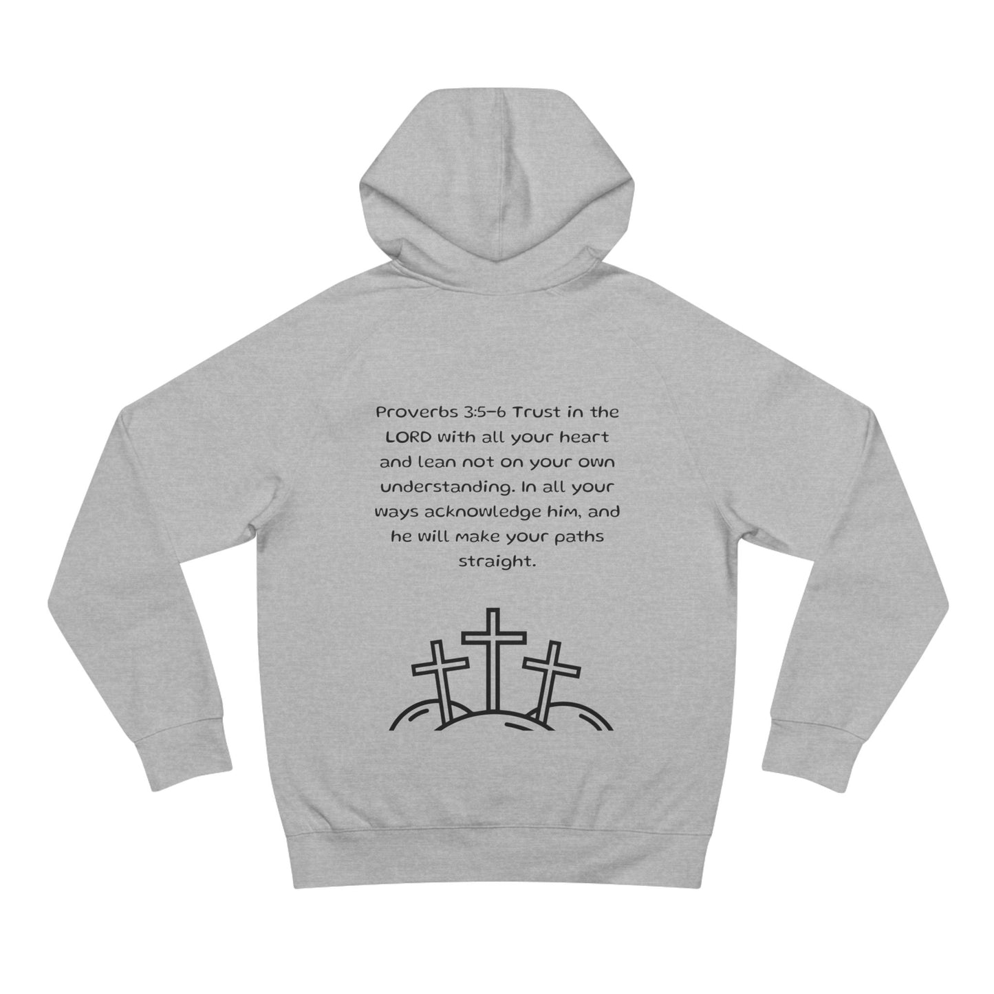 Proverbs 3:5-6  - Premium Hoodie