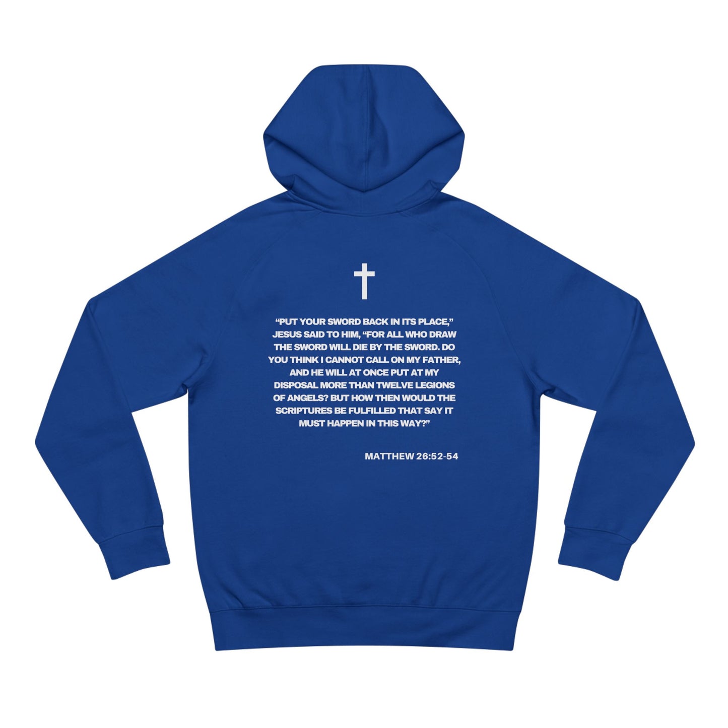 Matthew 26:52-54  - Premium Hoodie (custom)