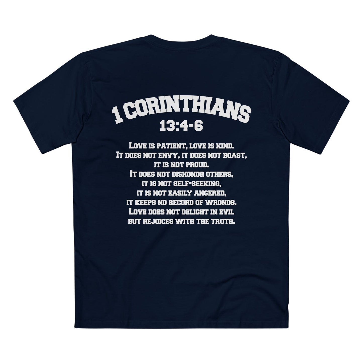 1 Corinthians 13:4-6 - Crewneck T-shirt