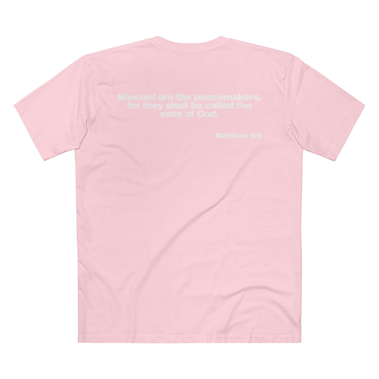 Matthew 5:9 - Crewneck T-shirt (Custom)