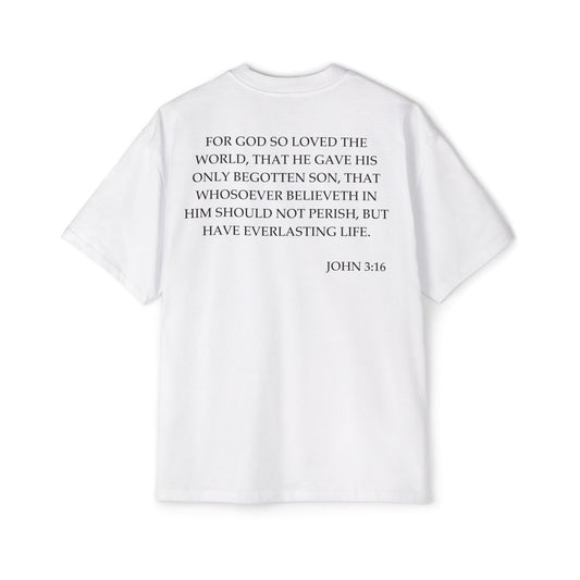 John 3:16 - Heavy Oversized Tee