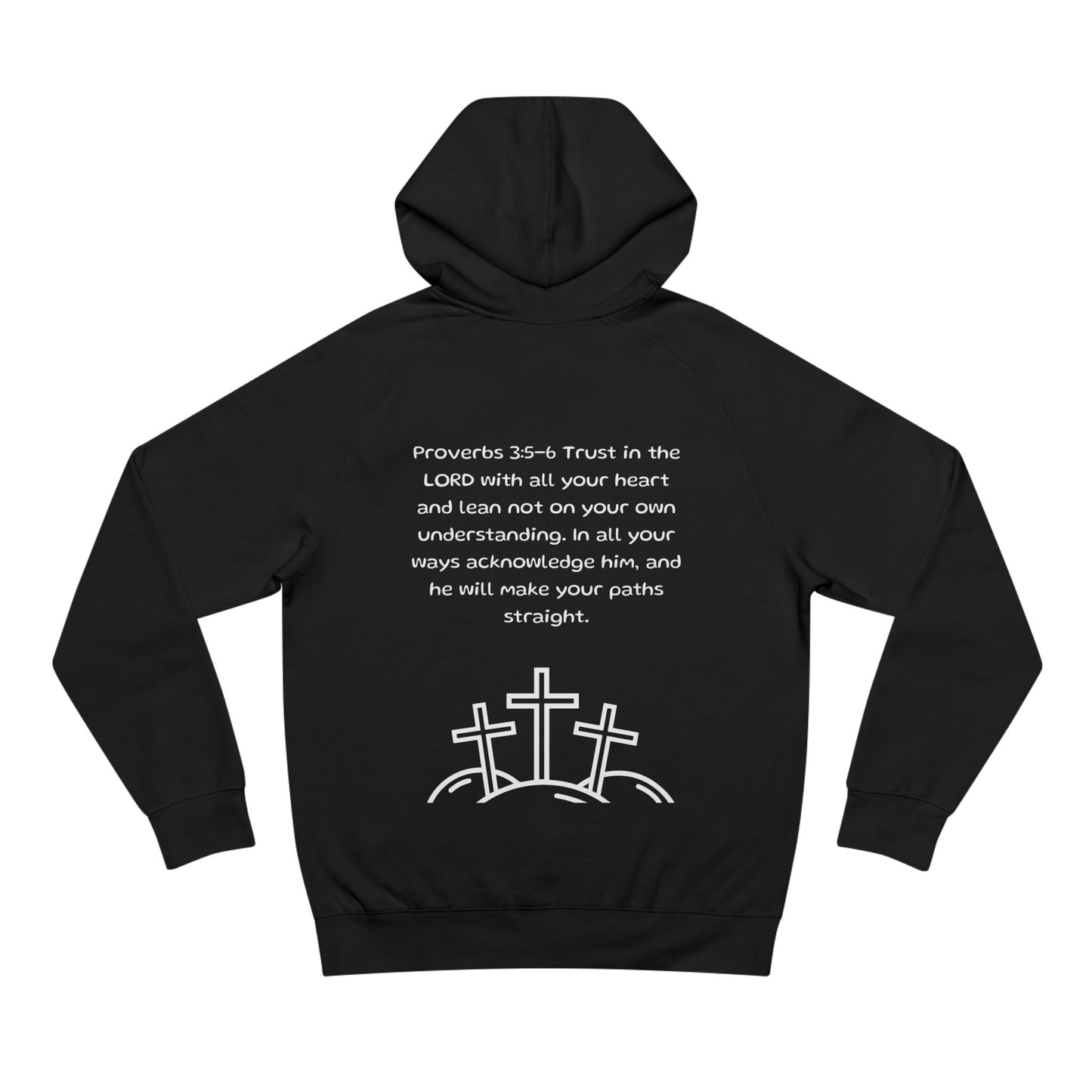 Proverbs 3:5-6  - Premium Hoodie