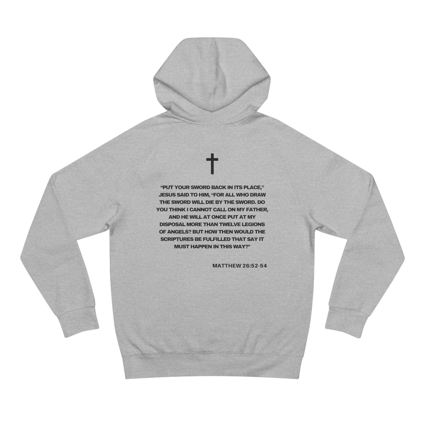 Matthew 26:52-54  - Premium Hoodie (custom)