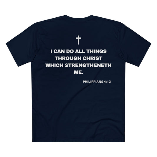 Philippians 4:13 - Crewneck T-shirt (Custom)