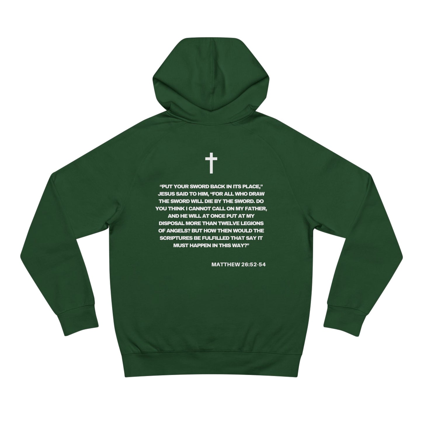 Matthew 26:52-54  - Premium Hoodie (custom)