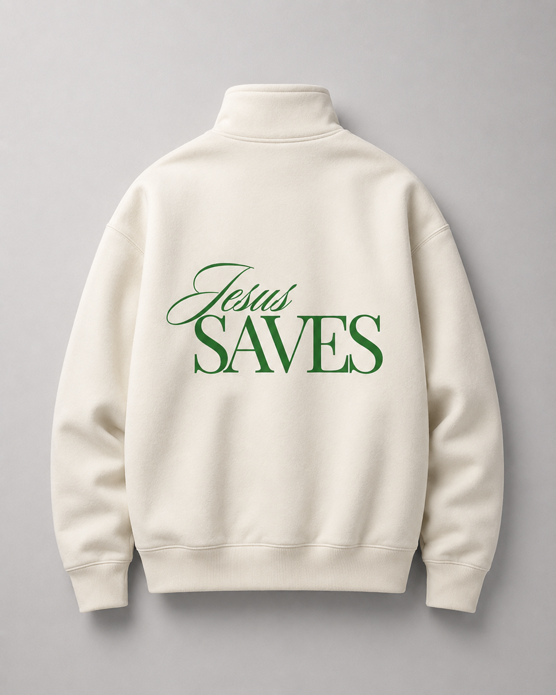 Men's Jesus Saves Half-Zip