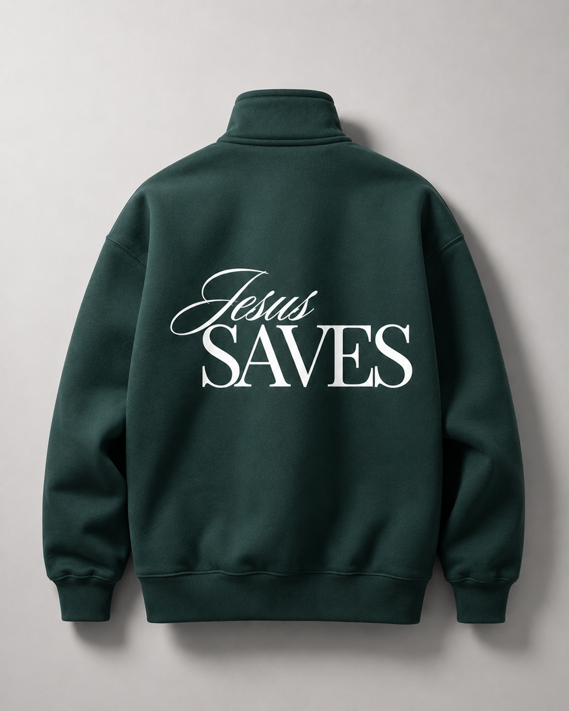 Men's Jesus Saves Half-Zip